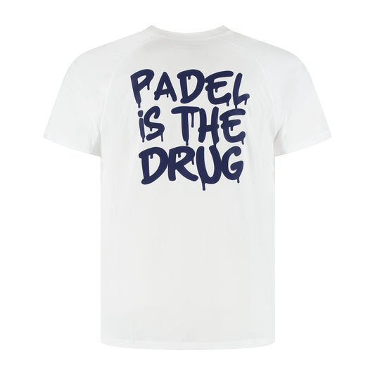 T-shirt Wit | Dry Fit Edition | Padel Is The Drug