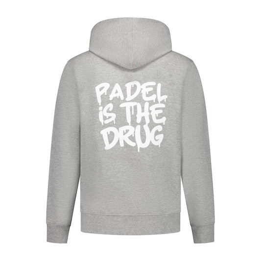Hoodie Grijs | Padel Is The Drug