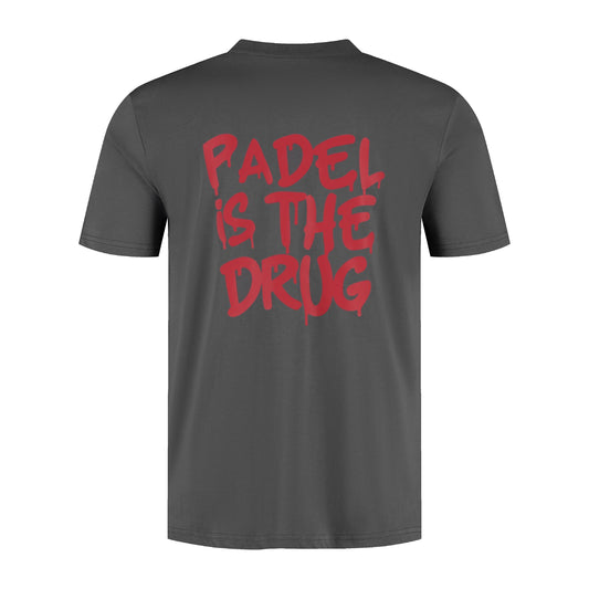 T-shirt | Special Edition | Antraciet | Padel Is The Drug