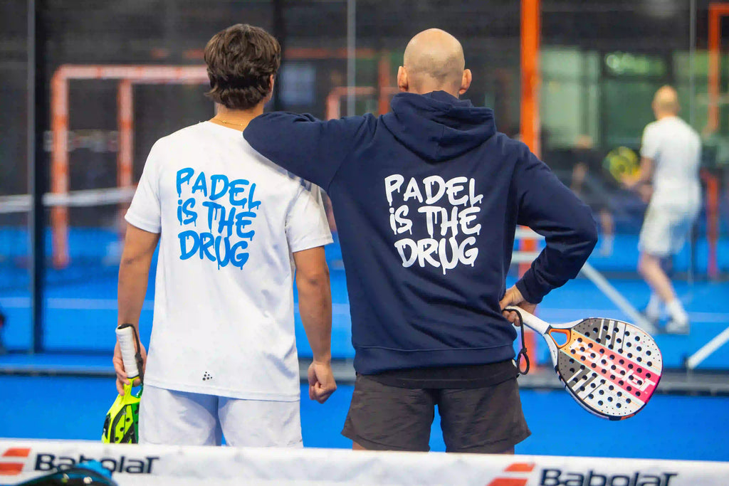 Hoodie Donkerblauw | Padel Is The Drug | Oude Collectie