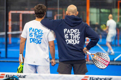 Hoodie Donkerblauw | Padel Is The Drug