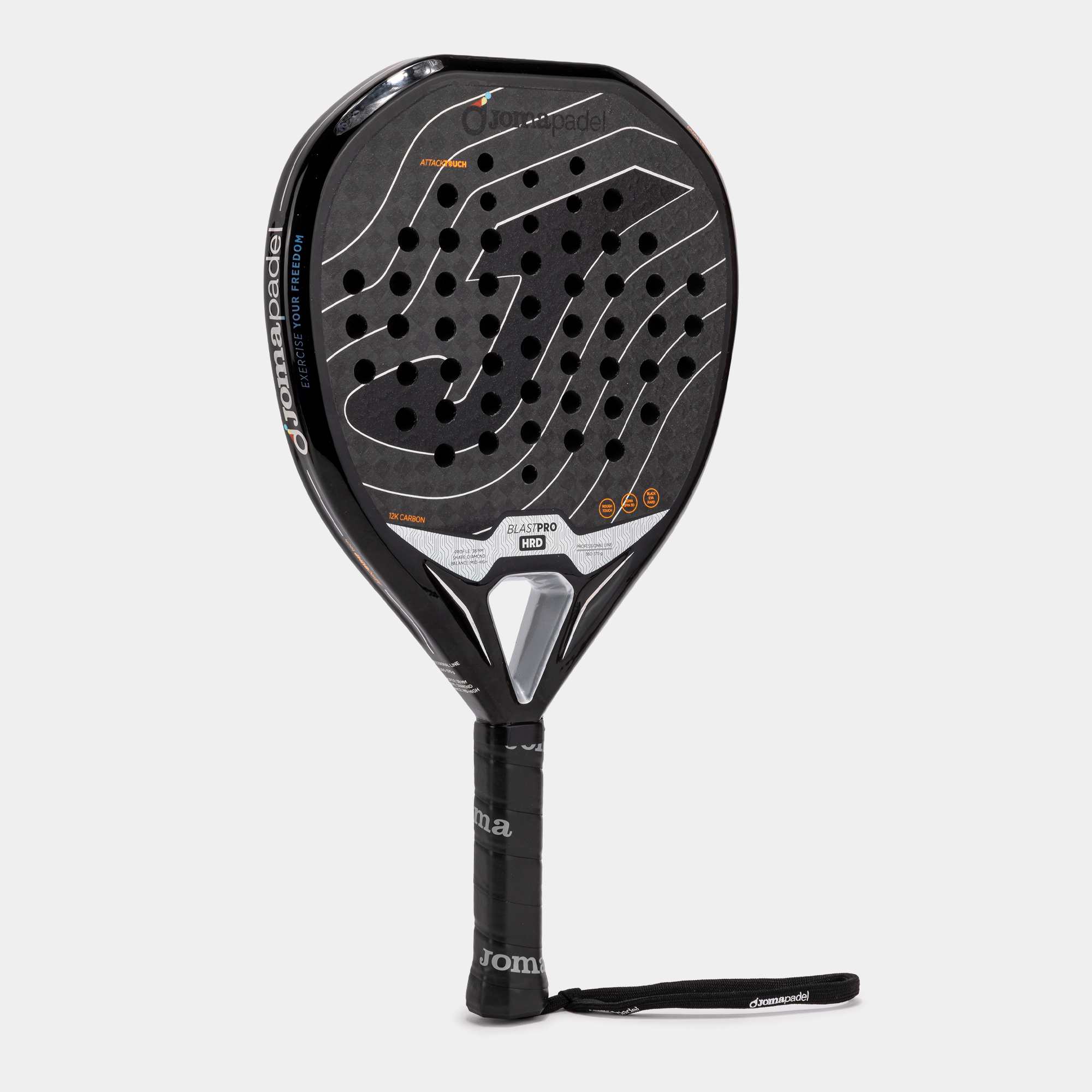 Joma Padel racket Blast Pro Hrd black gray 2026