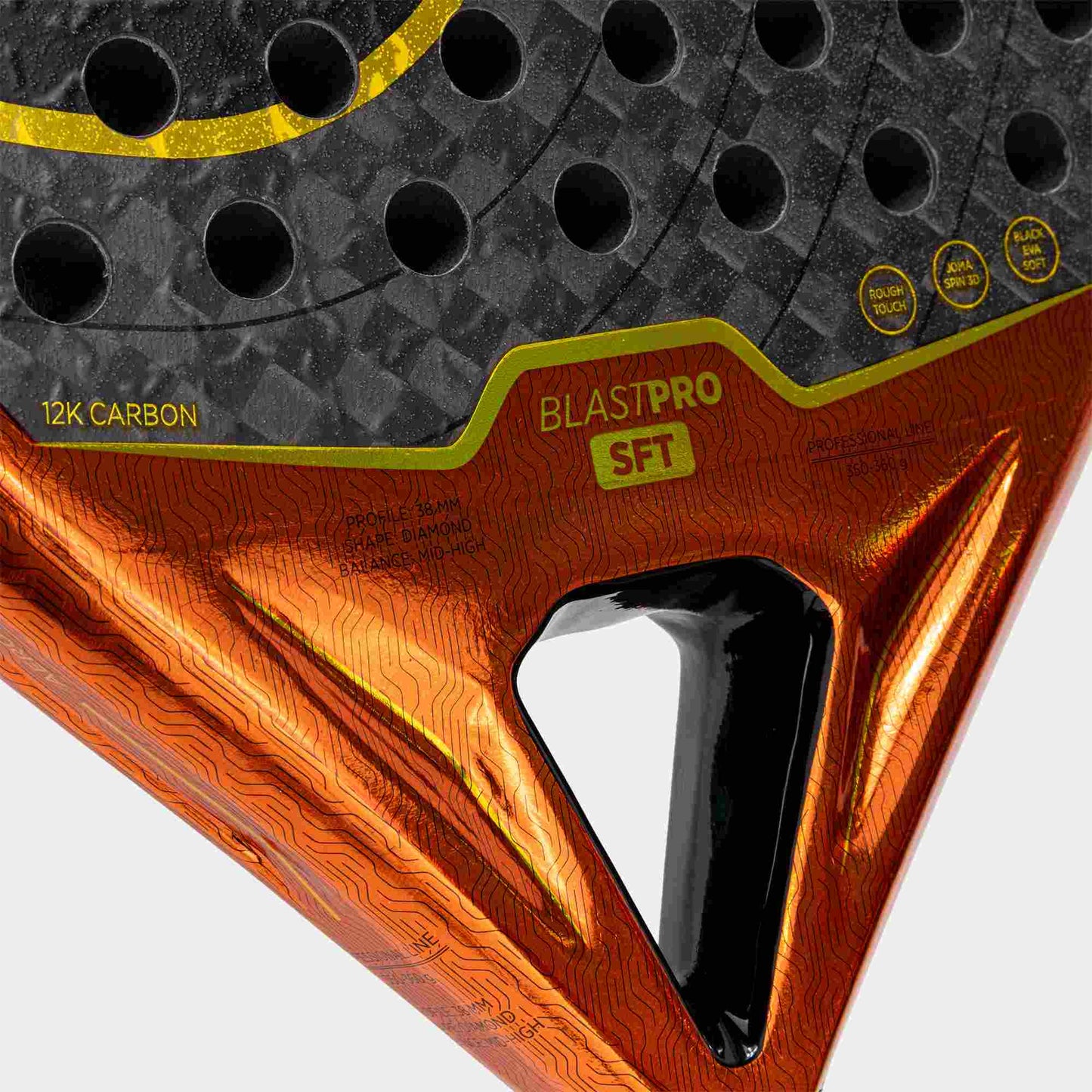 Joma Padel racket Blast Pro Sft orange black 2026