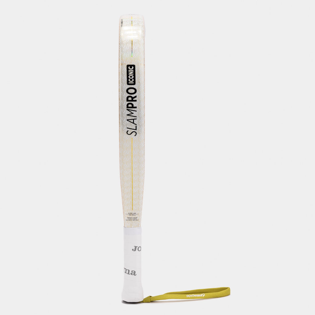 Joma Padel racket Slam Pro Iconic white gold 2026