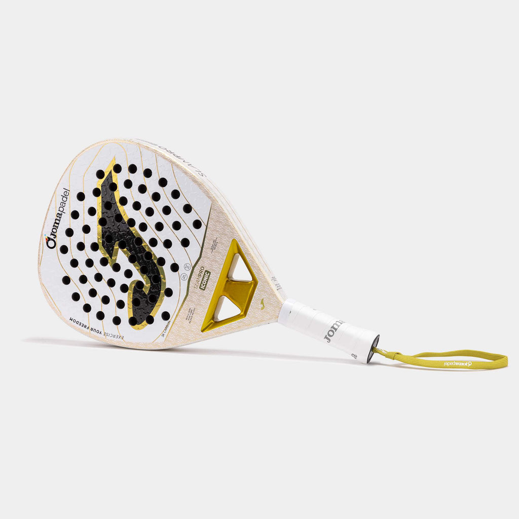 Joma Padel racket Slam Pro Iconic white gold 2026