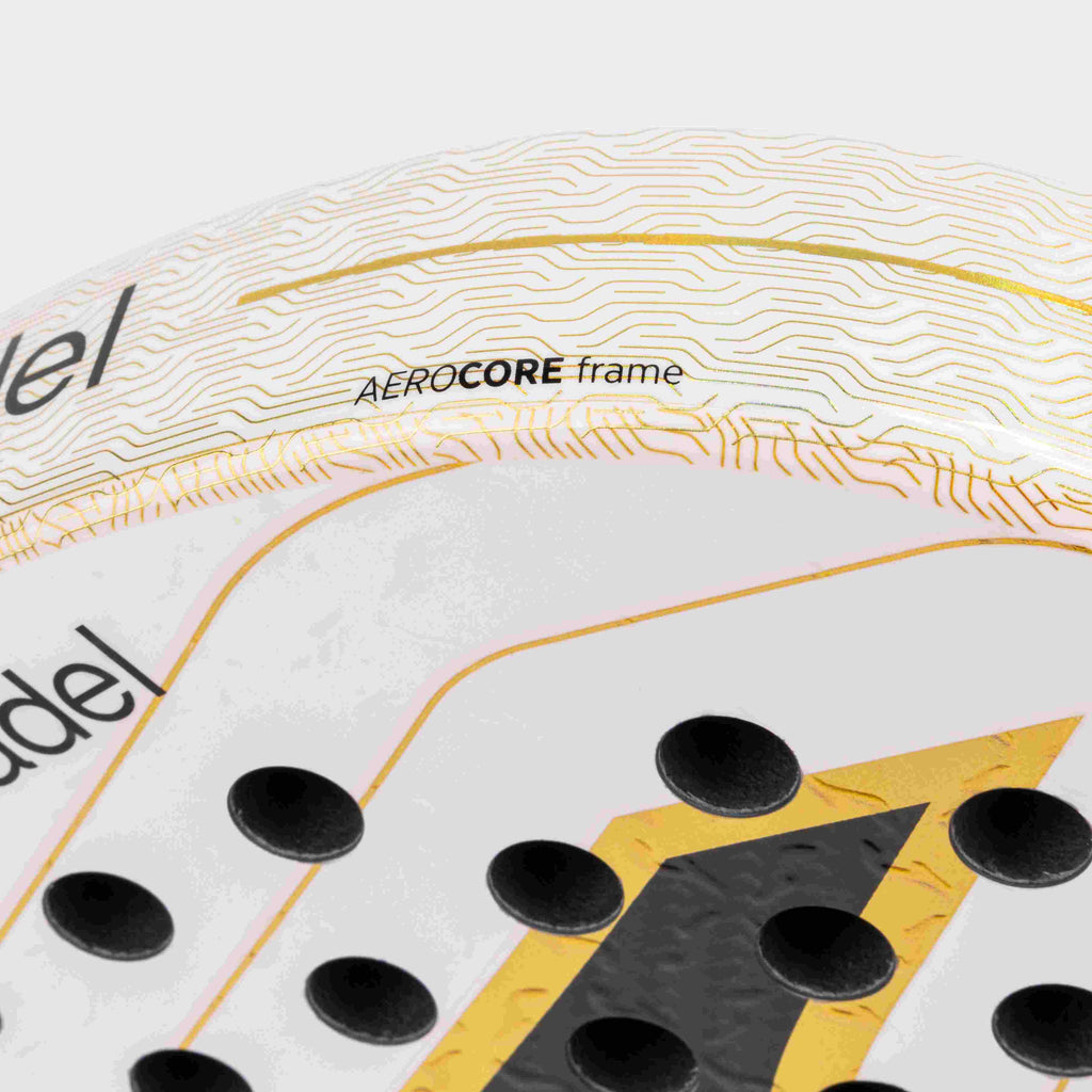 Joma Padel racket Slam Pro Iconic white gold 2026