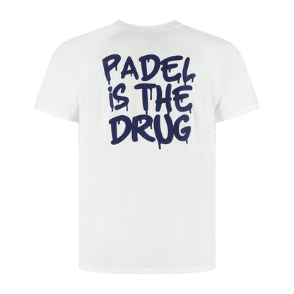 T-shirt Wit | Dry Fit Edition | Padel Is The Drug