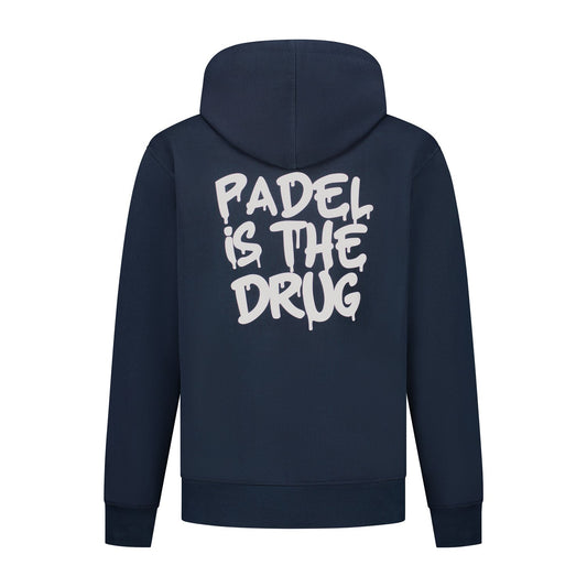 Hoodie Navy Blue | Padel Is The Drug
