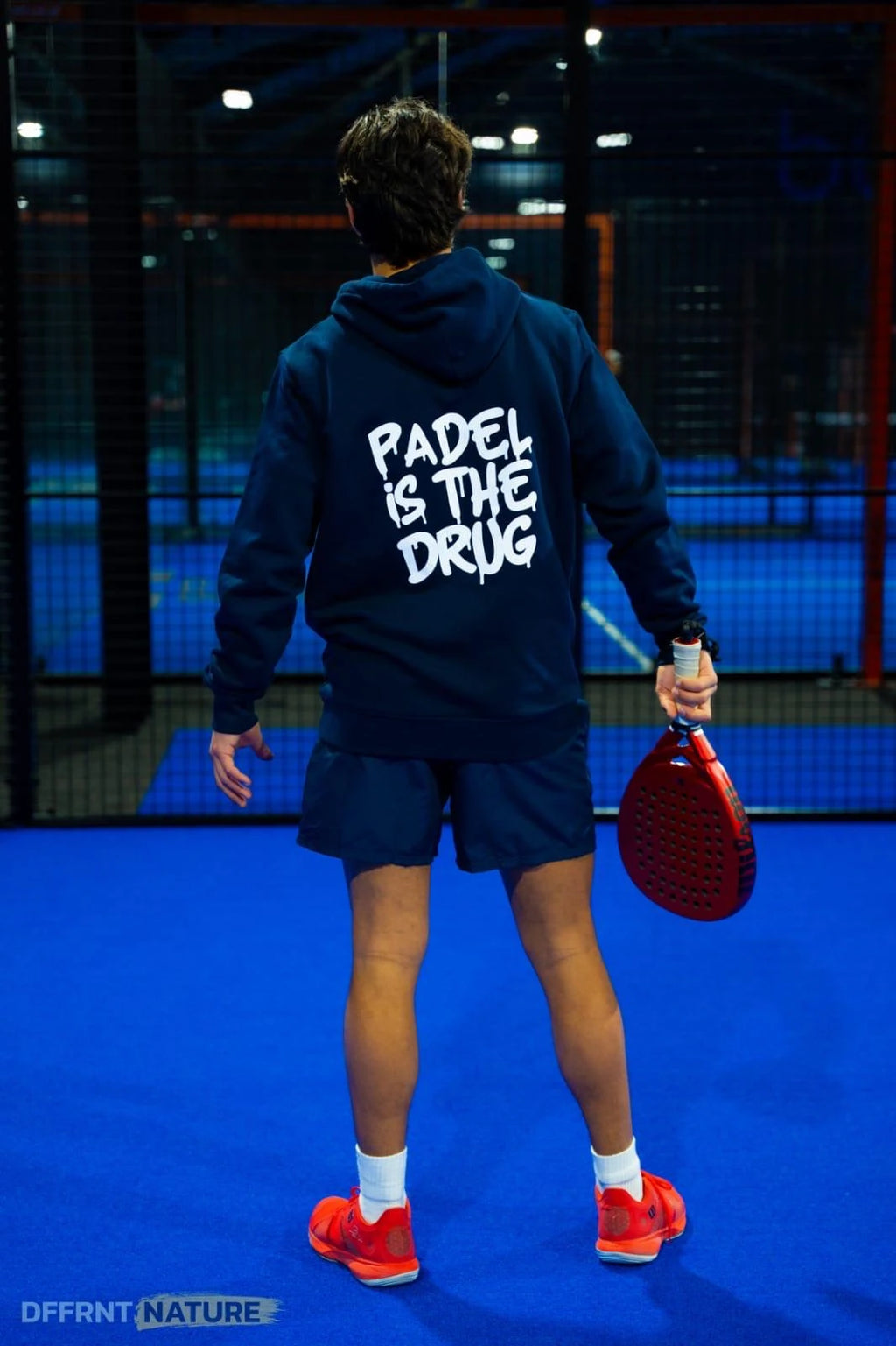 Hoodie Donkerblauw | Padel Is The Drug | Oude Collectie