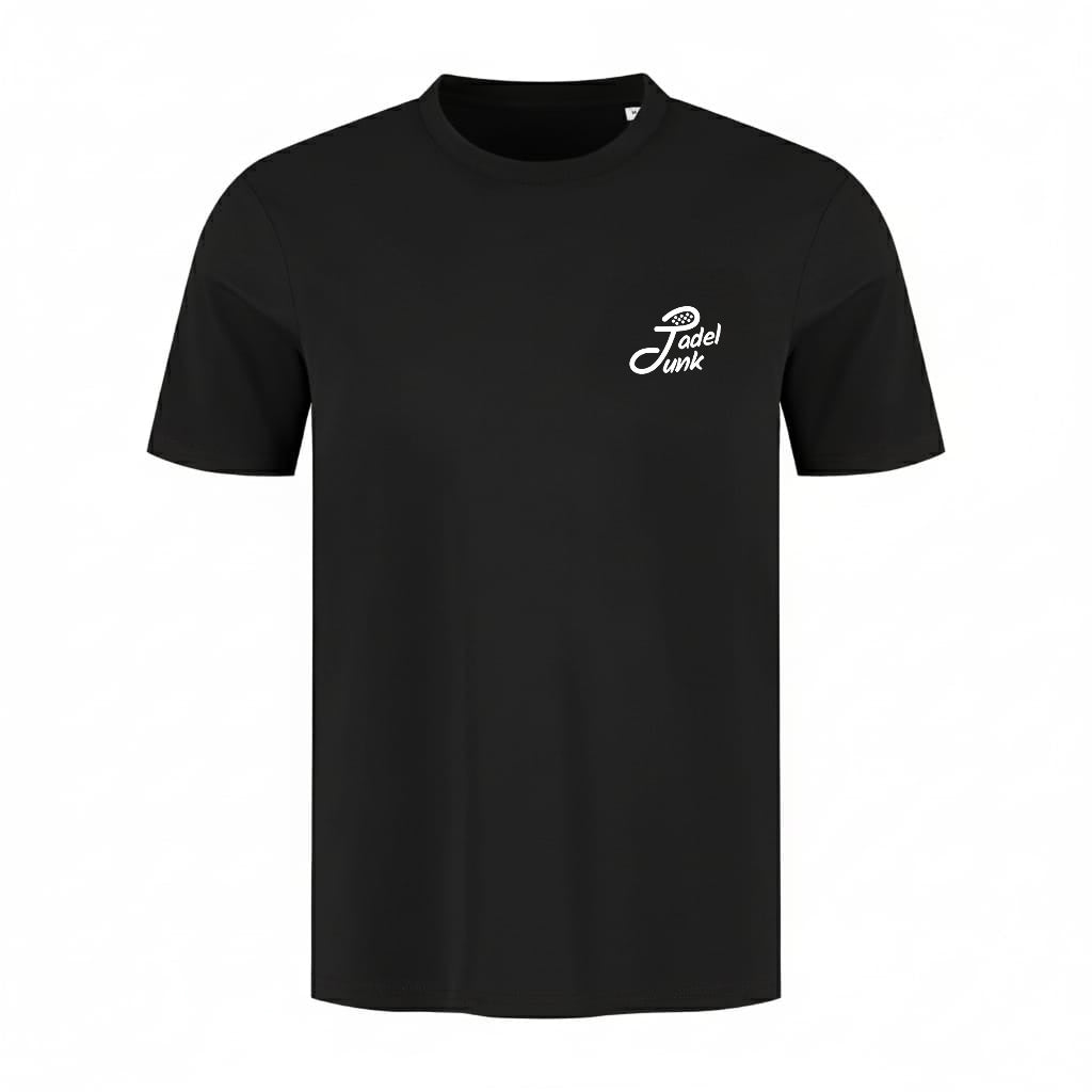 T-shirt Zwart | Katoen | Padel Is The Drug