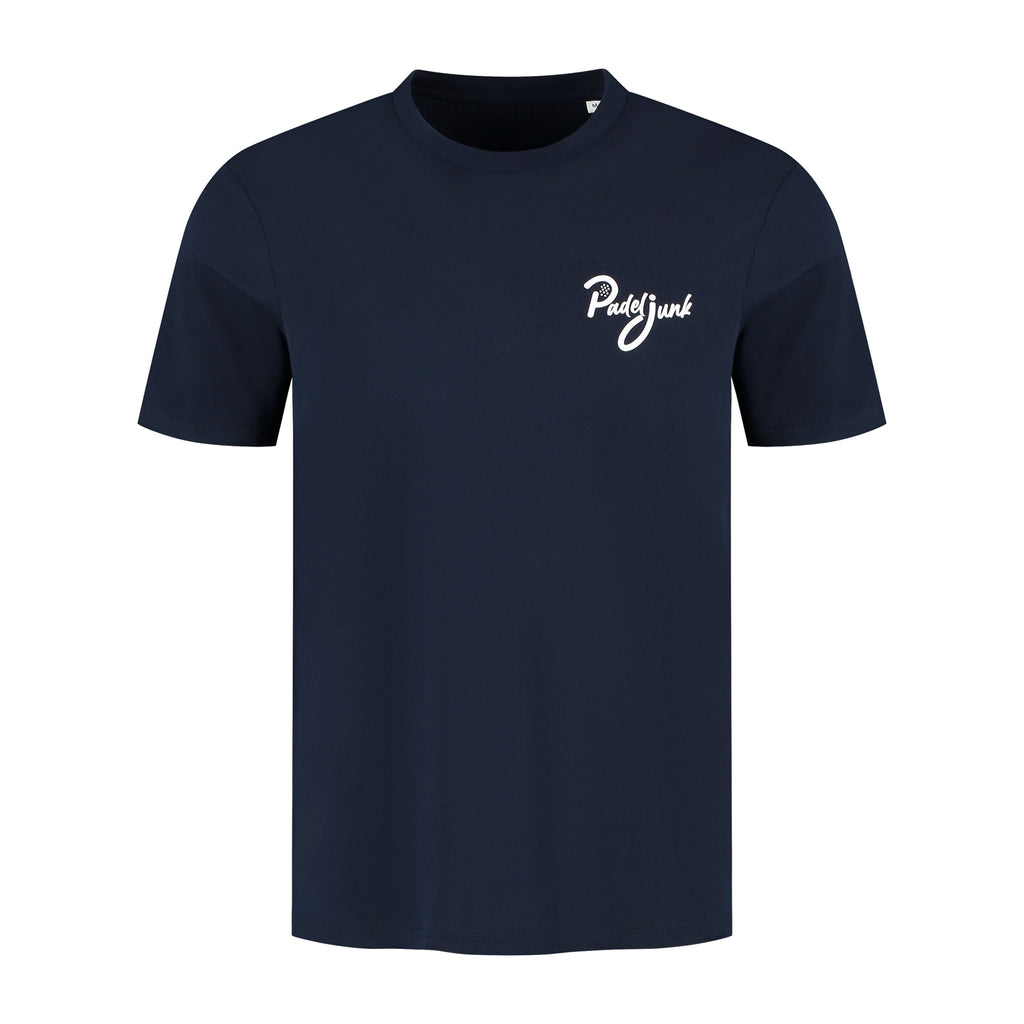 T-shirt  | Donkerblauw | Padel Is The Drug | Oude Collectie