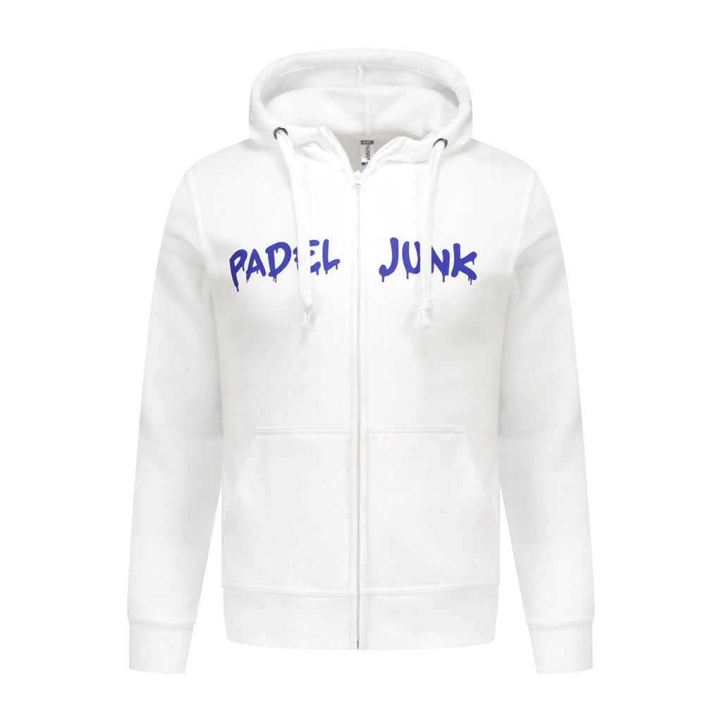 Vest met rits | wit | Padel Junk | Oude Collectie
