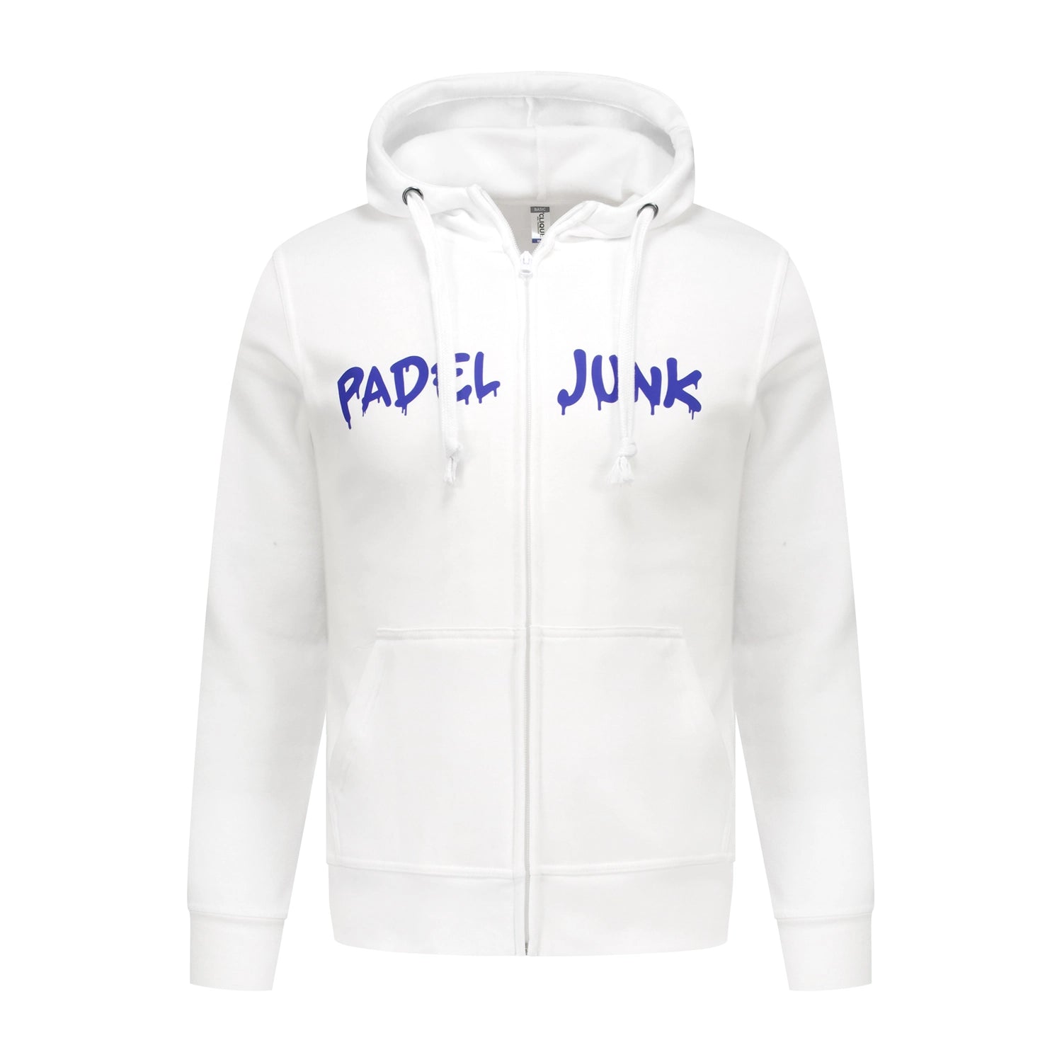 Vest met rits | wit | Padel Junk | Oude Collectie