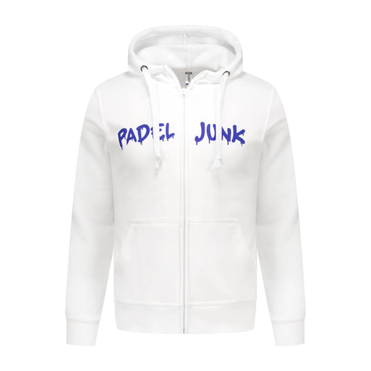 Vest with zipper | white | Padel Junk